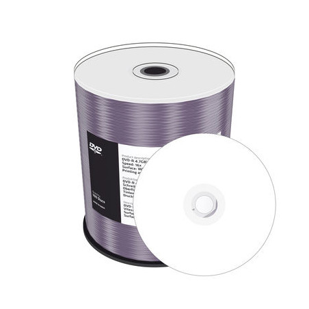 MediaRange DVD+R 4,7 GB 16x imprimível – Cake 100 | DVDi.fr