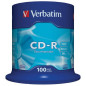 Verbatim CD-R 700MB 52X Oberfläche mit Extra-Schutz Spindel 100