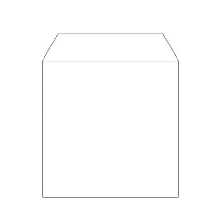 Pack 100 bolsas CD papel c/aba s/janela
