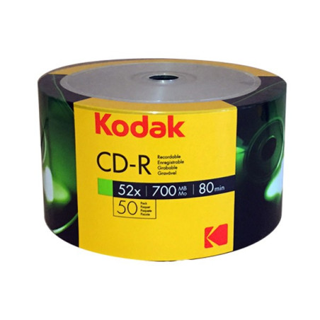 Kodak CD-R 700 Mo 52x – 50 pcs | DVDi.fr