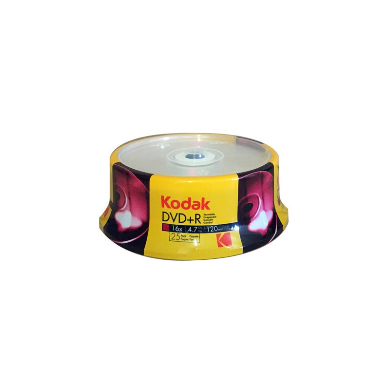 Kodak DVD+R 4,7GB|120min 16X Pack 25