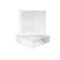 Pack 100 - caja CD Slimcase 5,2mm para 1 CD/DVD transparente