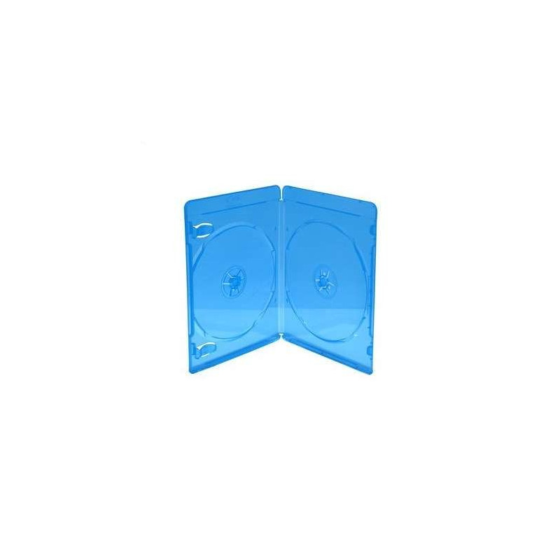Blu-ray-Hülle für 2 Discs 11mm Blau MediaRange
