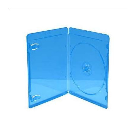 MediaRange Custodia Blu-ray per 1 disco, 11 mm, colore blu