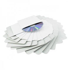 MediaRange Paper CD/DVD sleeves without window – pack of 50