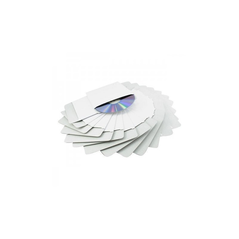 MediaRange Kartonhüllen für CD/DVD 200g ohne Fenster, Pack 50