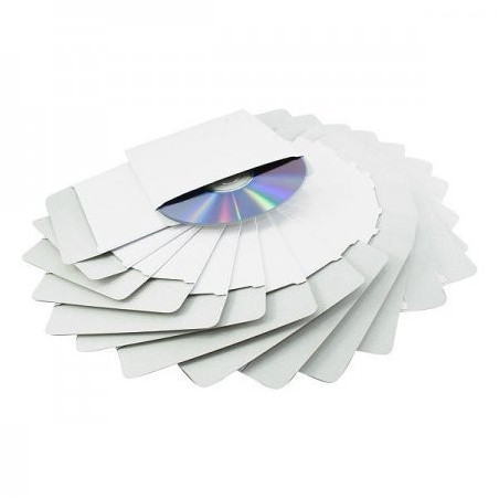 MediaRange Buste di carta per CD/DVD senza finestra