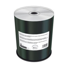 Prof. Line CD-R 700MB 80min 52x, stampabile inkjet su tutta la superficie, argento Prosel., wide sput., campana 100